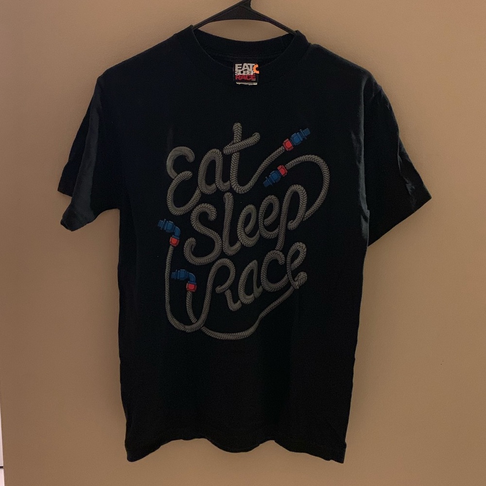 Vintage Eat Sleep Race T shirt